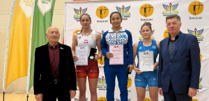 Results of international competitions in women's wrestling among juniors in Siauliai (Lithuania)